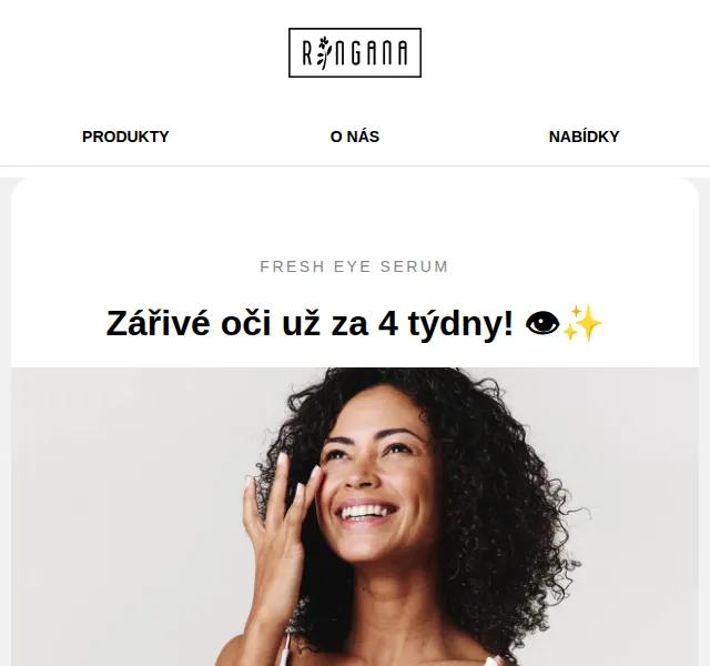 RINGANA: Sleva 10 % na pleťové sérum – červenec 2026 | Nuslet.cz