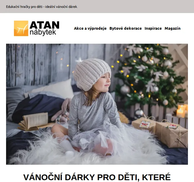 ATAN nábytek: Vánoční dárky pro děti – červen 2026 | Nuslet.cz
