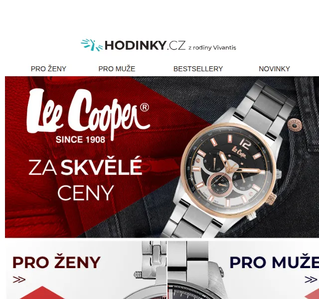 Hodinky.cz: Stylové hodinky Lee Cooper – červen 2026 | Nuslet.cz