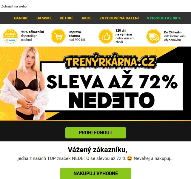 Lukáš z Trenýrkárna.cz: Nedeto až 72% sleva – červenec 2026 | Nuslet.cz