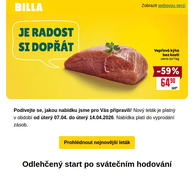 OKAY: Jahody -50 %, tvaroh -22 % – duben 2026 | Nuslet.cz