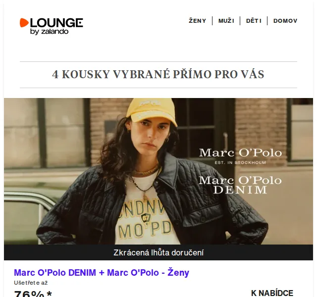 Lounge by Zalando: Marc O'Polo, Abercrombie & Fitch – červenec 2026 | Nuslet.cz