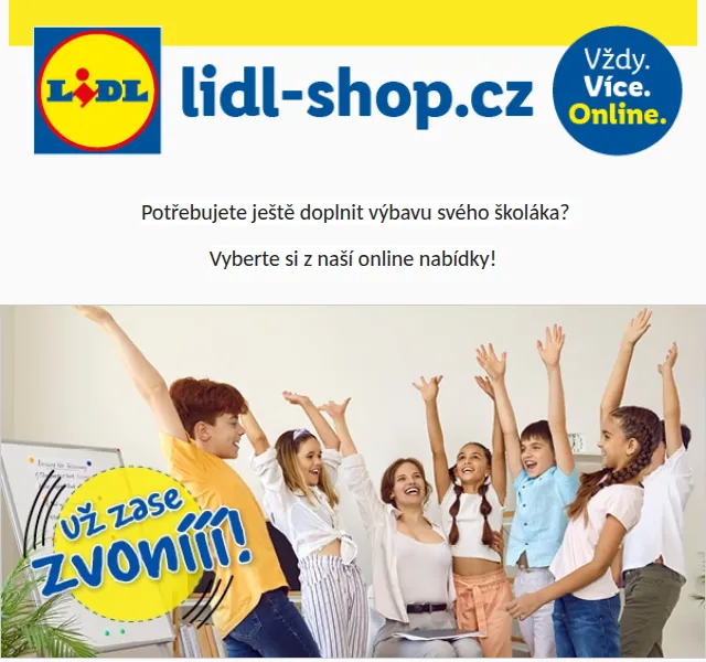 Lidl: Školní potřeby a technika – červenec 2026 | Nuslet.cz