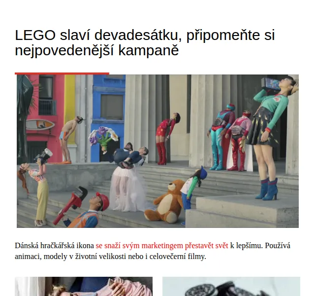 Marketing & Media: Lego kampaně – červen 2026 | Nuslet.cz