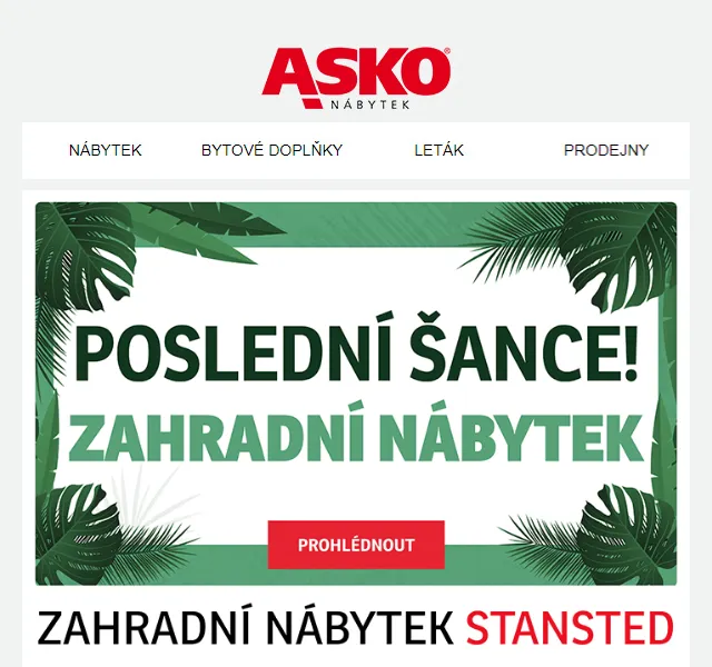 Asko Nábytek: Zahradní nábytek pro slunečné dny – červenec 2026 | Nuslet.cz