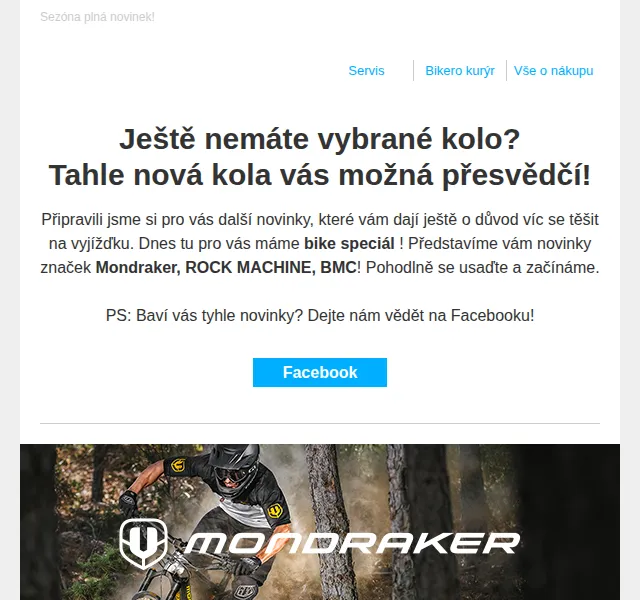 czbikero: Nová kola Mondraker, ROCK MACHINE a BMC – červen 2026 | Nuslet.cz