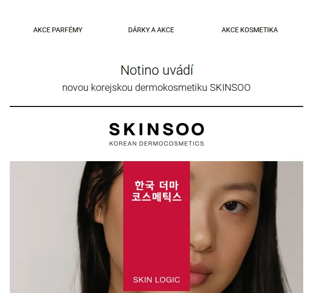 Notino: Nová K-Beauty SKINSOO s dopravou zdarma – červenec 2026 | Nuslet.cz