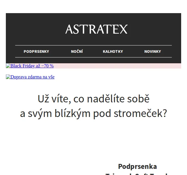 Astratex: Black Friday slevy až 70 % – červen 2026 | Nuslet.cz