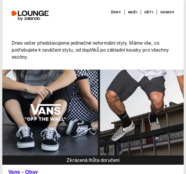 Lounge by Zalando: Vans & SIKSILK se slevou až 80 % – červenec 2026 | Nuslet.cz