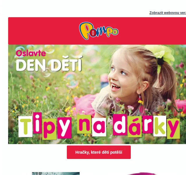 Pompo E-shop: Hračky se slevou až 26 % – červenec 2026 | Nuslet.cz