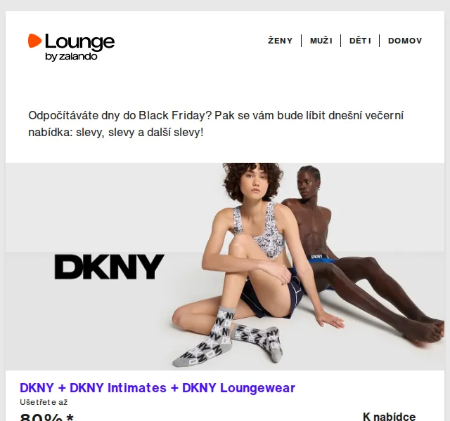Lounge by Zalando: Black Friday slevy až 80 % – červenec 2026 | Nuslet.cz