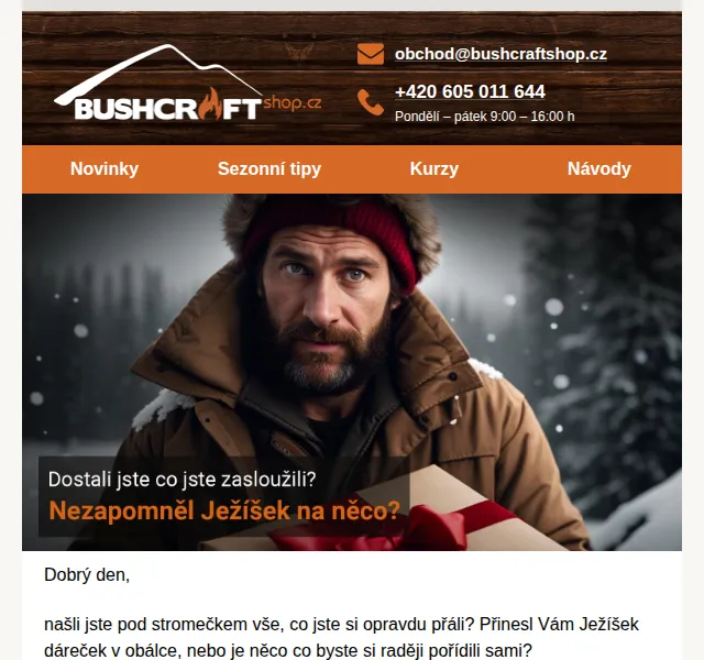 Bushcraftshop: Zimní výprodej batohů a oblečení – červenec 2026 | Nuslet.cz