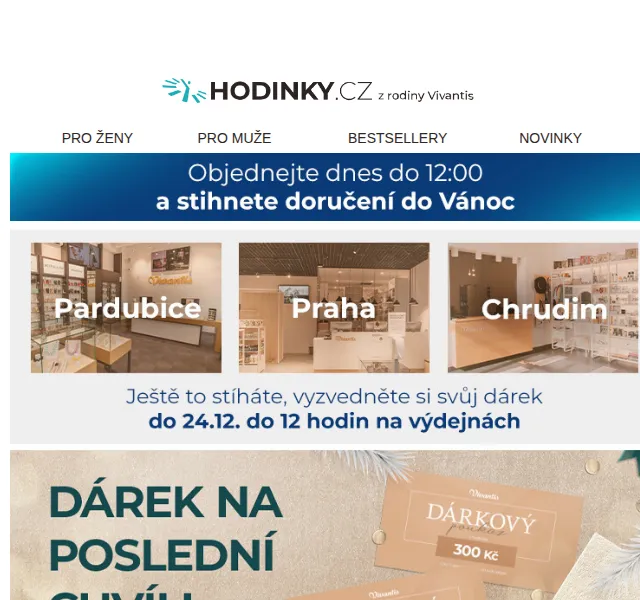 Hodinky.cz: Vánoční dárky – červen 2026 | Nuslet.cz