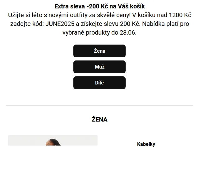 Modivo: Extra sleva -200 Kč na košík – červenec 2026 | Nuslet.cz