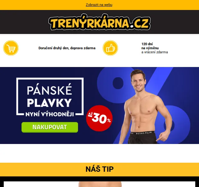 Lukáš z Trenýrkárna.cz: Pánské plavky až -30 % – červen 2026 | Nuslet.cz
