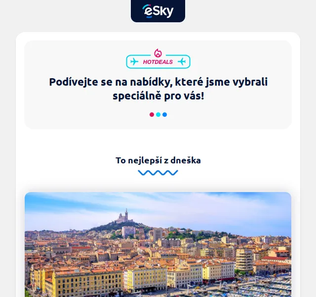 eSky.cz: letenky Marseille od 1147 Kč – červen 2026 | Nuslet.cz