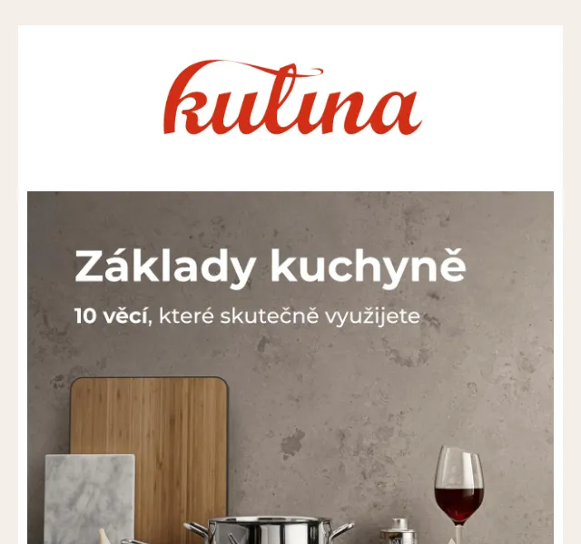 KULINA.cz: TOP 10 základů kuchyně – červen 2026 | Nuslet.cz