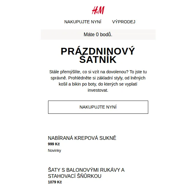 H&M Fashion: Dovolenkový šatník – červen 2026 | Nuslet.cz