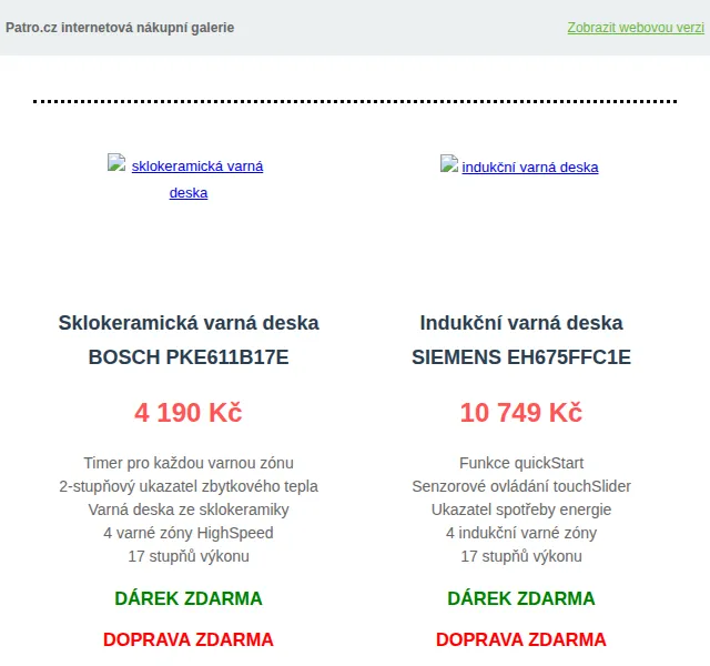 Patro.cz: Spotřebiče do domácnosti skladem – červen 2026 | Nuslet.cz