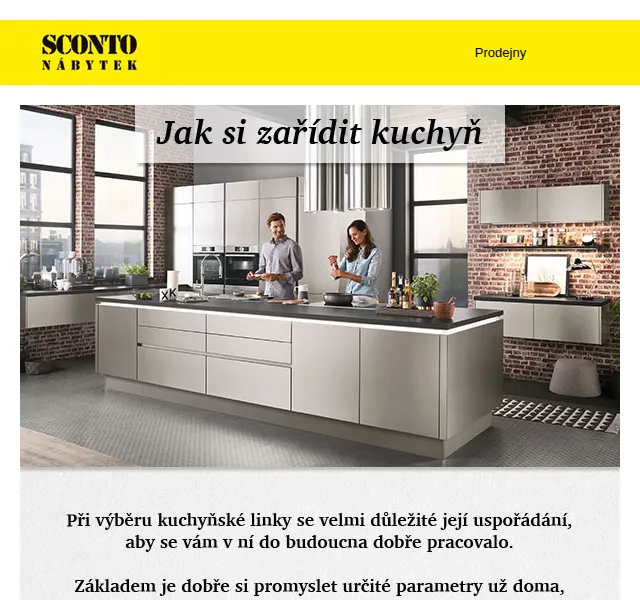 Sconto: Jak si zařídit kuchyň – červen 2026 | Nuslet.cz