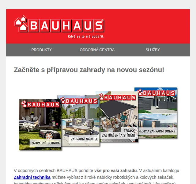 BAUHAUS: Nové katalogy – inspirace pro zahradu – červen 2026 | Nuslet.cz