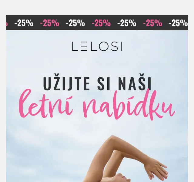 LELOSI: sleva 25 % na vybrané modely + dárek – červen 2026 | Nuslet.cz