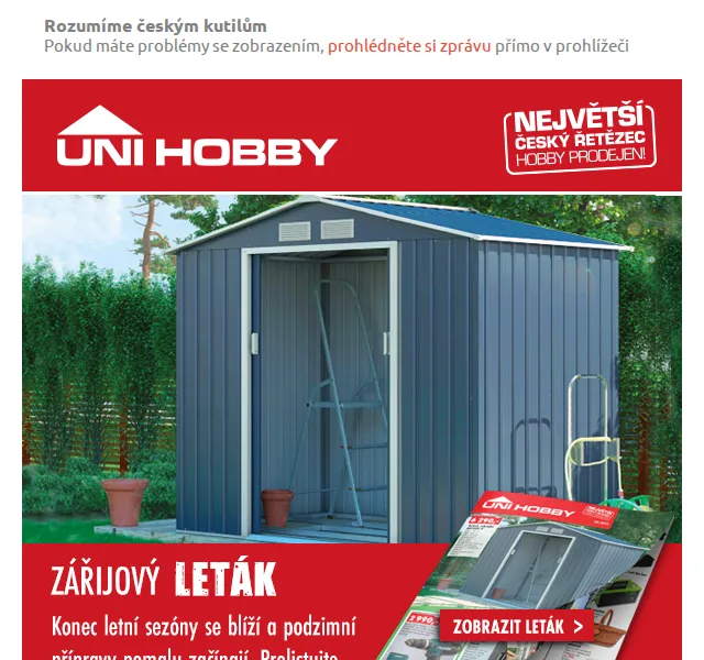 UNI HOBBY: Kutilské babí léto – červenec 2026 | Nuslet.cz