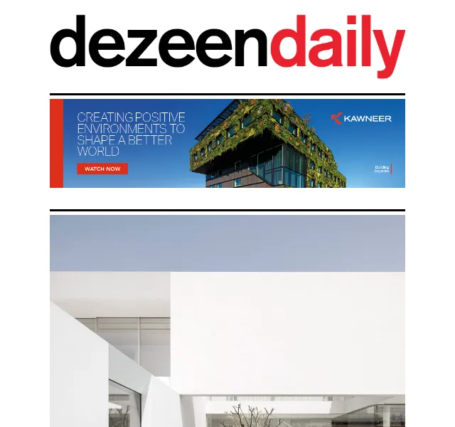 Dezeen Daily: Novinky z architektury a designu – červen 2026 | Nuslet.cz