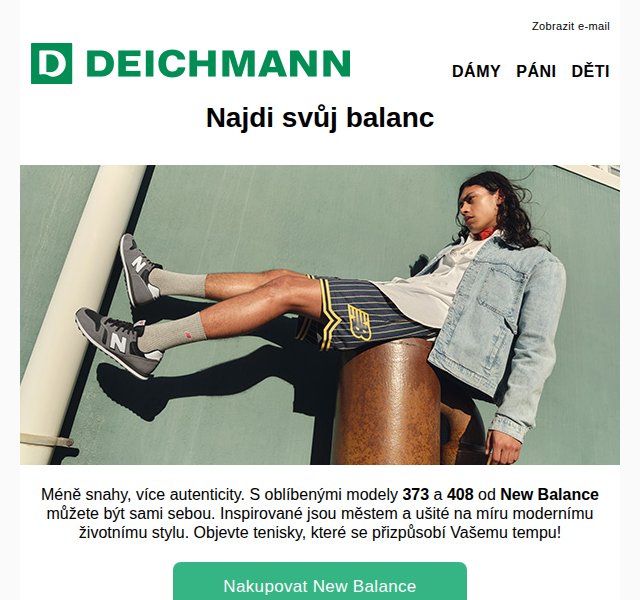 DEICHMANN: New Balance tenisky – duben 2026 | Nuslet.cz