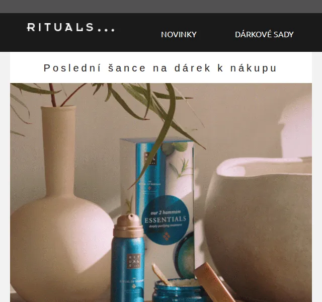 Rituals: Dárek k nákupu The Ritual of Hammam Set – červen 2026 | Nuslet.cz