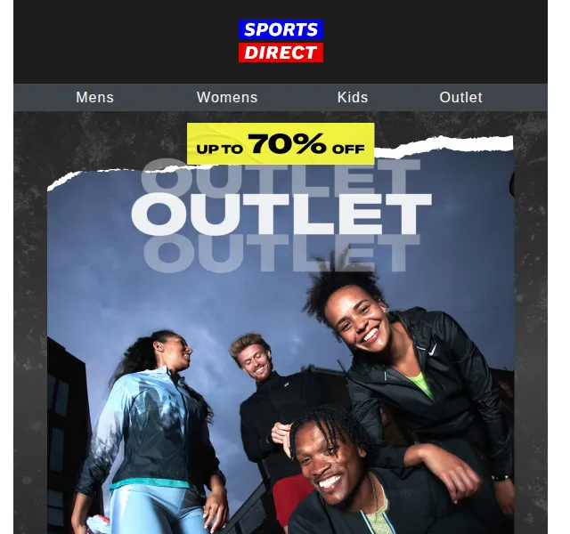 Sportsdirect: Slevy až 70 % v Outletu – červen 2026 | Nuslet.cz