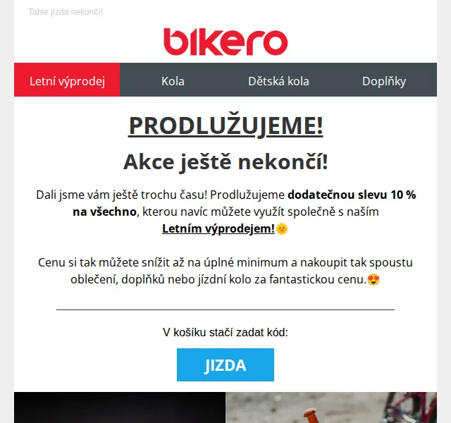 czbikero: Sleva 10 % na vše + letní výprodej – červen 2026 | Nuslet.cz