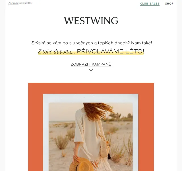 Westwing: letní kolekce módy a bydlení – červenec 2026 | Nuslet.cz