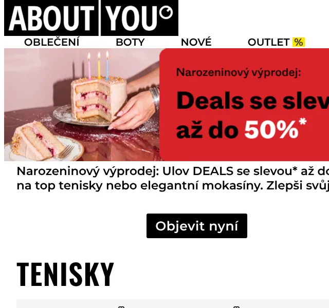 ABOUT YOU: Boty se slevou až 50 % – Květen 2026 | Nuslet.cz