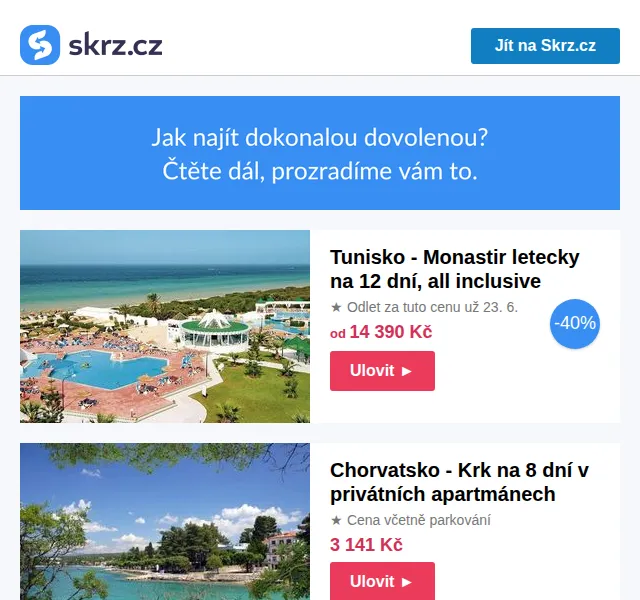 Vánoce na Skrz: Dovolená na míru – červen 2026 | Nuslet.cz