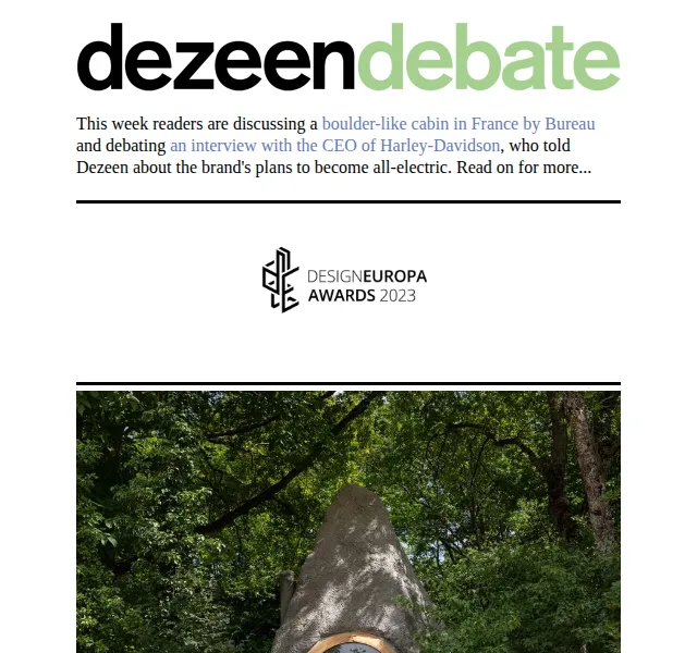 Dezeen Daily: Novinky a diskuze ze světa designu – červen 2026 | Nuslet.cz