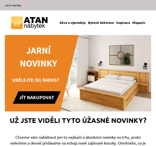 ATAN nábytek: jarní novinky a slevy až 99 % – červenec 2026 | Nuslet.cz