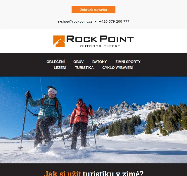 Rock Point: Výbava na zimní turistiku – červen 2026 | Nuslet.cz