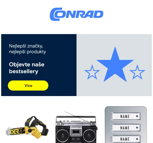 Conrad Electronic: Akumulátorová pila a sterilizátor od 5 535 Kč – červenec 2026 | Nuslet.cz