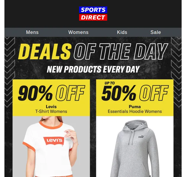Sportsdirect: 90% sleva na Levi's – červen 2026 | Nuslet.cz