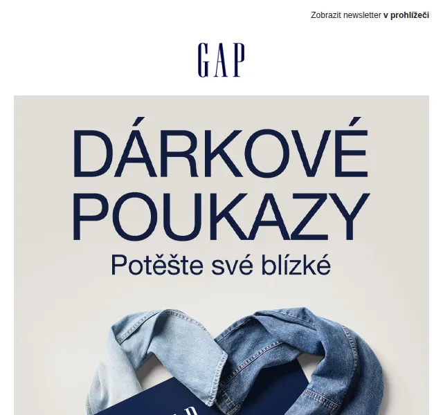 GAPstore.cz: Dárkové poukazy od 500 Kč – červen 2026 | Nuslet.cz