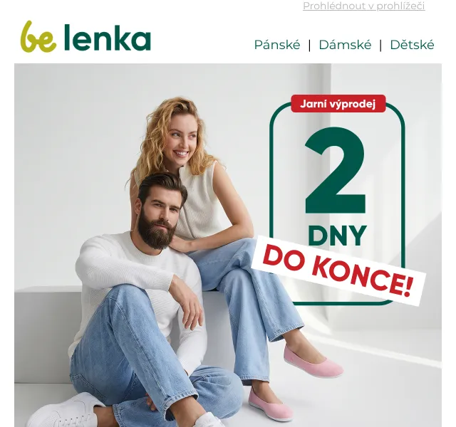 Be Lenka: Barefoot boty až -40 % – květen 2026 | Nuslet.cz