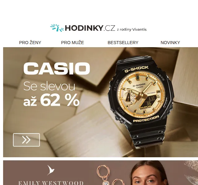 Hodinky.cz: CASIO se slevou až 62 % – červenec 2026 | Nuslet.cz