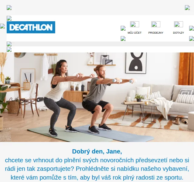 Decathlon: fitness výbava se slevou – červen 2026 | Nuslet.cz