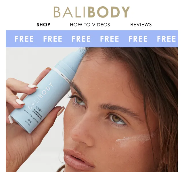 Bali Body: Hydratační opalovací krém SPF50 zdarma při nákupu nad 35 € – červen 2026 | Nuslet.cz