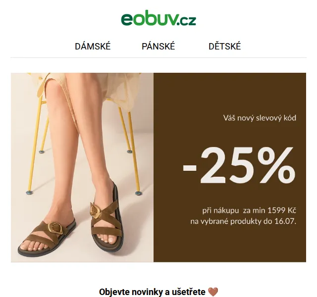 eobuv.cz: Sleva 25 % na Calvin Klein a Tommy Hilfiger – červenec 2026 | Nuslet.cz