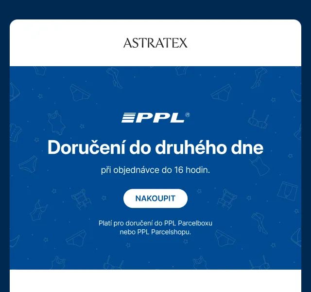 Astratex: spodní prádlo – doručení zítra | Nuslet