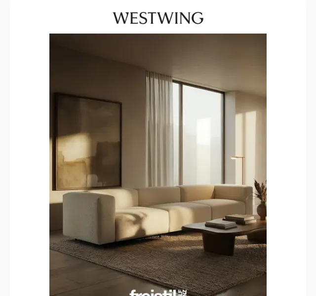 Westwing: freistil Rolf Benz a Sollux lighting – červenec 2026 | Nuslet.cz