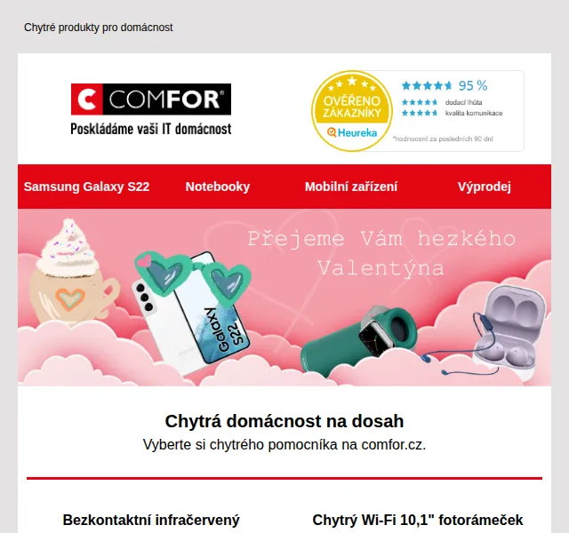 Comfor: chytrá domácnost od 299 Kč – červen 2026 | Nuslet.cz
