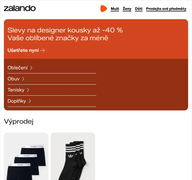 Zalando: Slevy na designer kousky až -40 % – září 2026